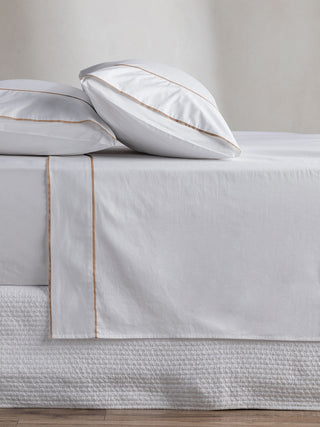 Grosgrain Caramel Egyptian Cotton Sheet Set