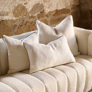 Muse Linen Cushion - Off White