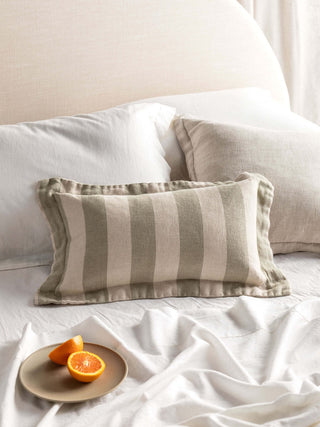 Avenue White Linen & Cotton Sheet Set