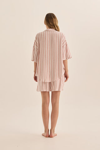 Evie Stripe Linen Short