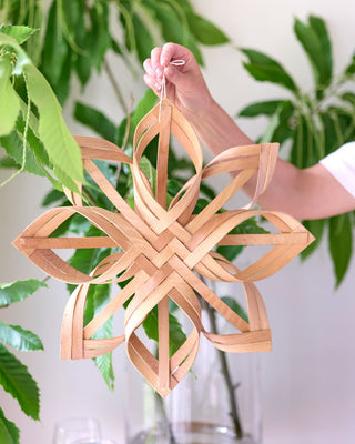 Woven Snowflake Decoration