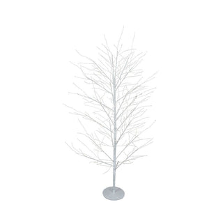 White Forest Light Up Tree with 500 Lights 120cm