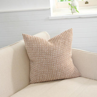 Noah Cushion - Nutmeg/Off White