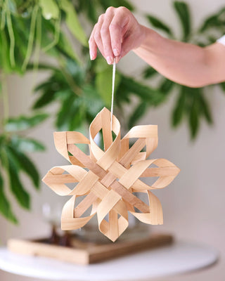 Woven Snowflake Decoration