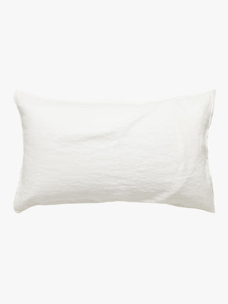 Mondo White Organic French Linen Duvet Cover Set