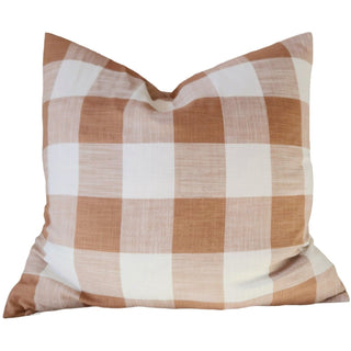 Bungalow Plaid Linen Cotton Cushion