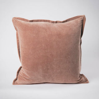 Evelyn Velvet Cushion Clay