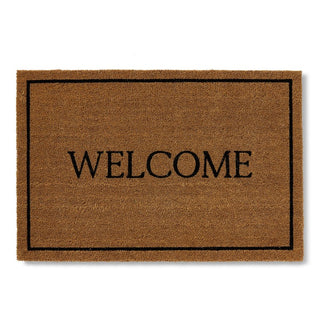 Welcome Black Doormat